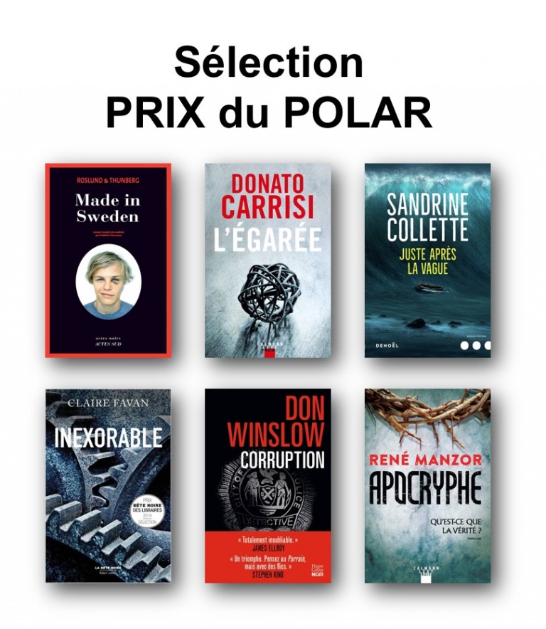 PRIX du Polar 2019 Les petits mots des libraires