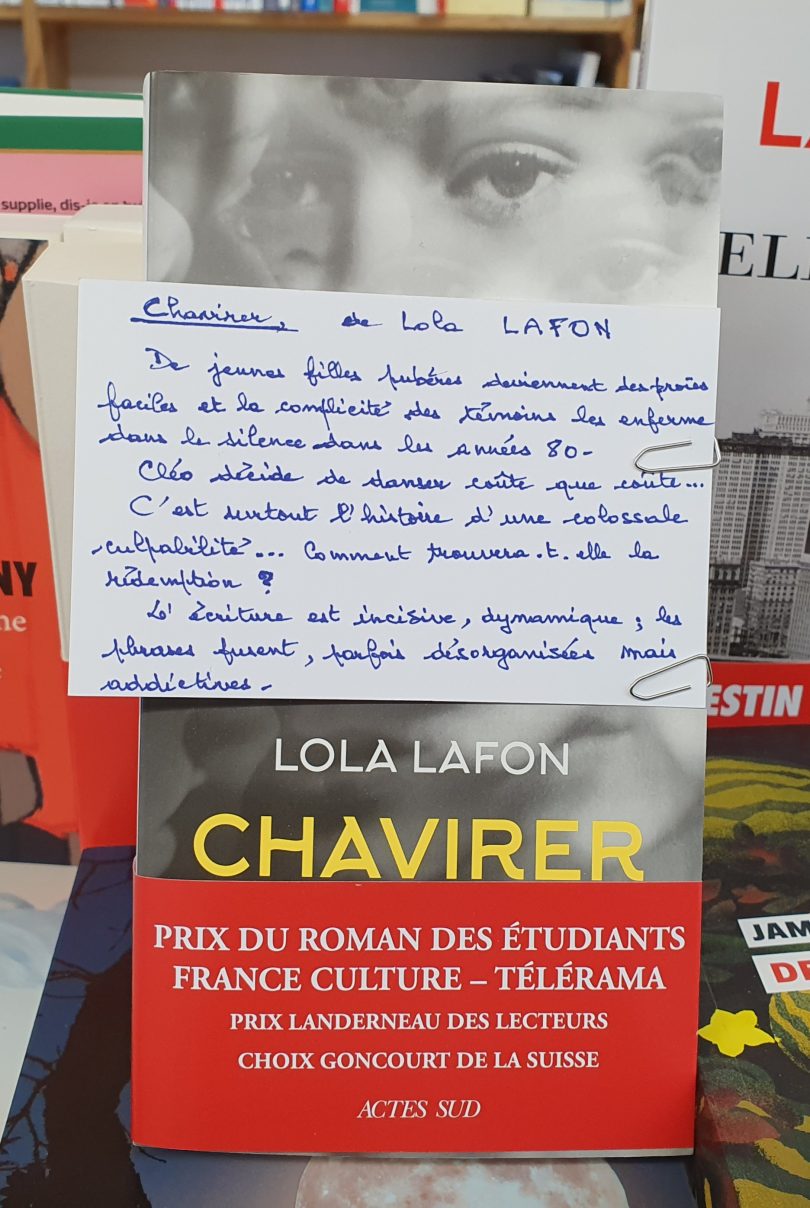Chavirer de Lola Lafon Editions Actes Sud