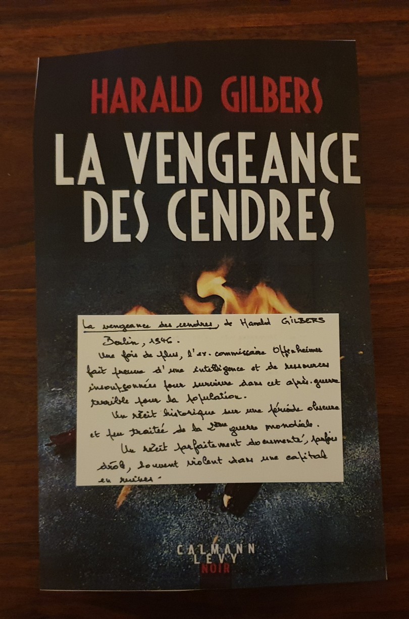 La vengeance des cendres - Harald Gilbers - Calmann Lévy