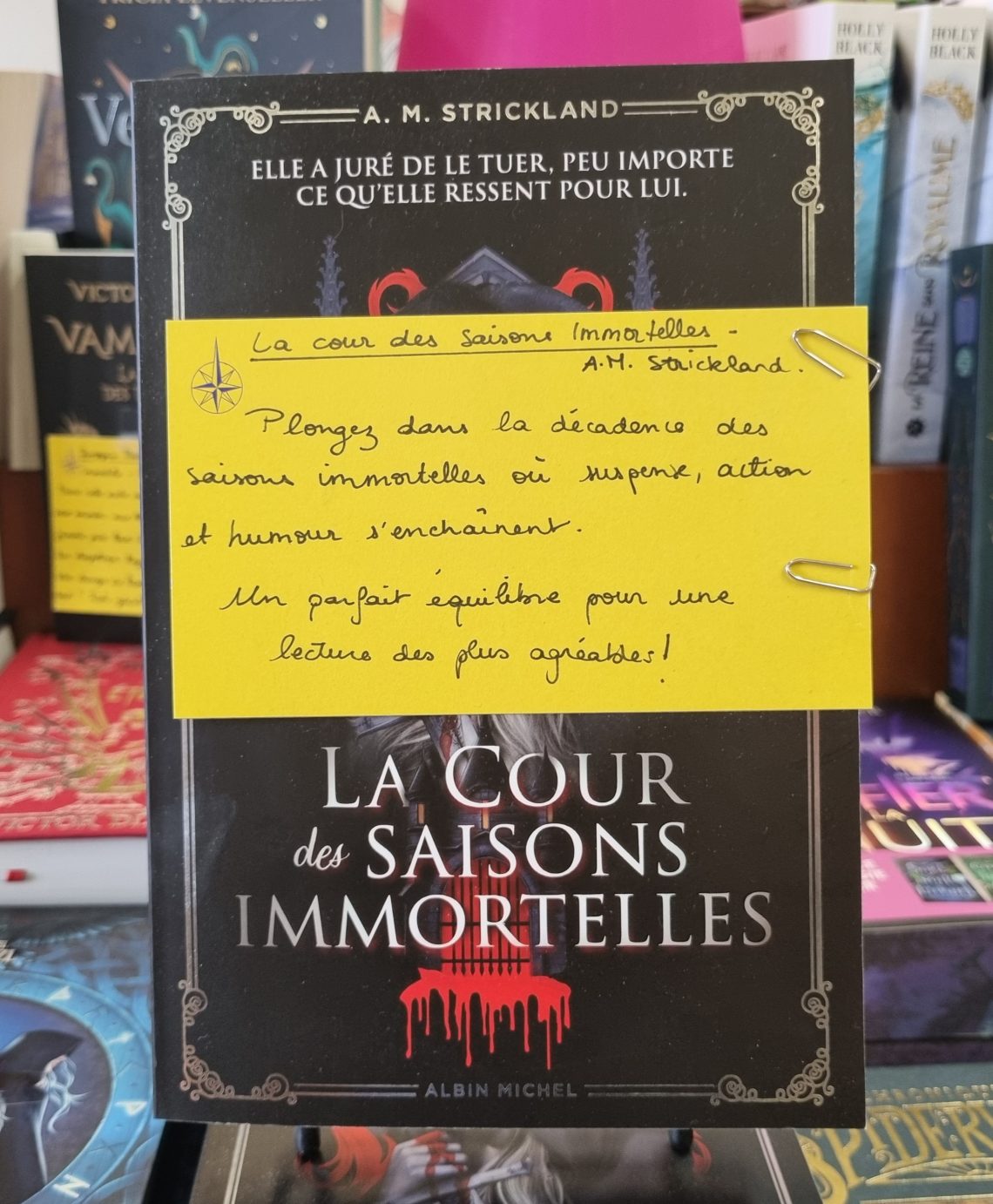 La Cour des saisons immortelles - Les petits mots des libraires